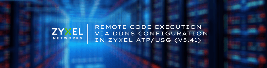 CVE-2025-11730: Remote Code Execution via DDNS configuration in ZYXEL ATP/USG Series (V5.41)